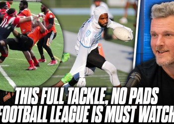 This Full Tackle, No Pads Football League Is MUST SEE TV | Pat McAfee Show This Full Tackle, No Pads Football League Is MUST SEE TV | Pat McAfee Show