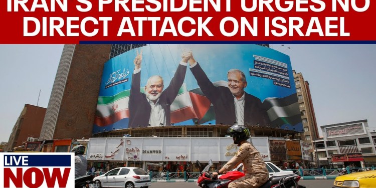 Iranian president urges Supreme Leader against direct attack on Israel | LiveNOW from FOX Iranian president urges Supreme Leader against direct attack on Israel | LiveNOW from FOX
