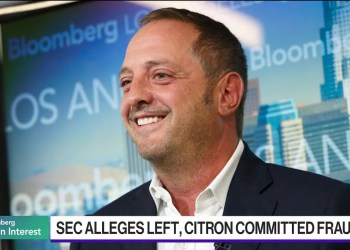 Short-Seller Andrew Left Is Charged With Securities Fraud Short-Seller Andrew Left Is Charged With Securities Fraud