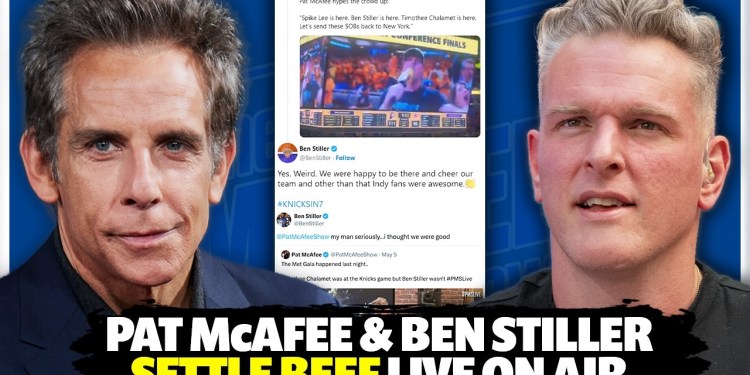 Pat McAfee & Ben Stiller Settle Beef Live On Air Pat McAfee & Ben Stiller Settle Beef Live On Air