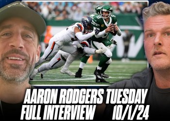 Aaron Rodgers Joins The Pat McAfee Show After Loss To Broncos, More Reported Jets Drama Aaron Rodgers Joins The Pat McAfee Show After Loss To Broncos, More Reported Jets Drama