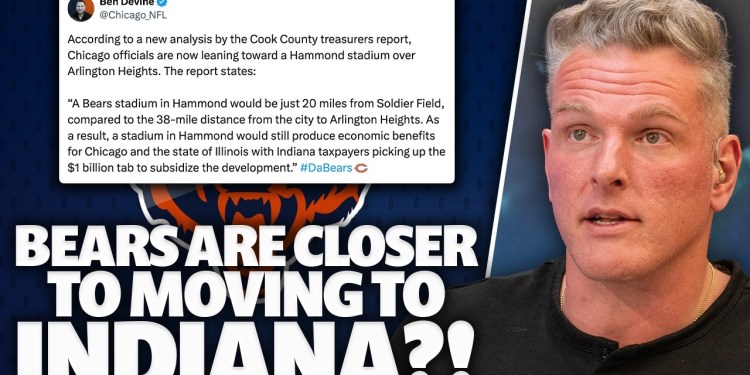 The Bears Are Getting Closer To Leaving Chicago, Moving To Indiana The Bears Are Getting Closer To Leaving Chicago, Moving To Indiana