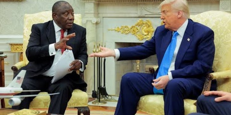 Trump, in Tense Exchange With Ramaphosa, Says Afrikaners Face Genocide Trump, in Tense Exchange With Ramaphosa, Says Afrikaners Face Genocide