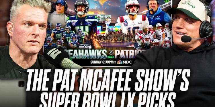 The Pat McAfee Show’s Picks For Super Bowl LX The Pat McAfee Show’s Picks For Super Bowl LX