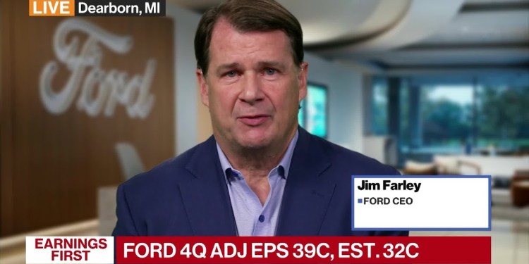 Ford CEO Farley on Vehicle Prices, Tariffs and EV Strategy Ford CEO Farley on Vehicle Prices, Tariffs and EV Strategy
