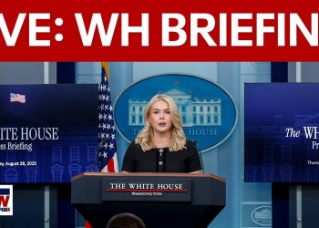 TODAY: White House press briefing following Charlie Kirk’s memorial service TODAY: White House press briefing following Charlie Kirk’s memorial service