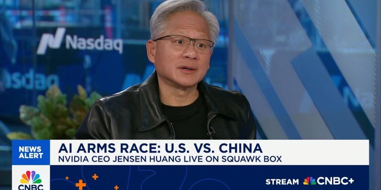 Nvidia CEO Jensen Huang on AI race vs. China: Overall we’re not far ahead Nvidia CEO Jensen Huang on AI race vs. China: Overall we’re not far ahead