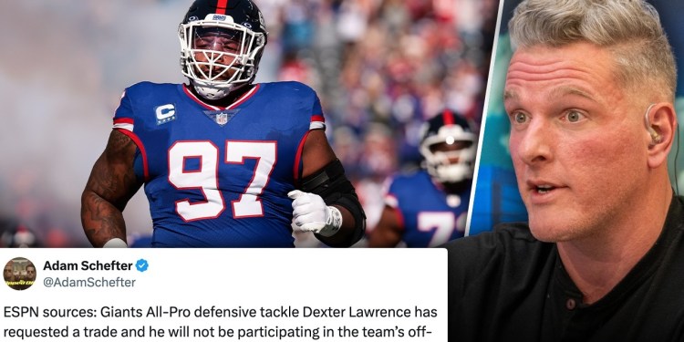 Dexter Lawrence Requests Trade; “Frustrated” With Giants Last Season | Pat McAfee Show Dexter Lawrence Requests Trade; “Frustrated” With Giants Last Season | Pat McAfee Show
