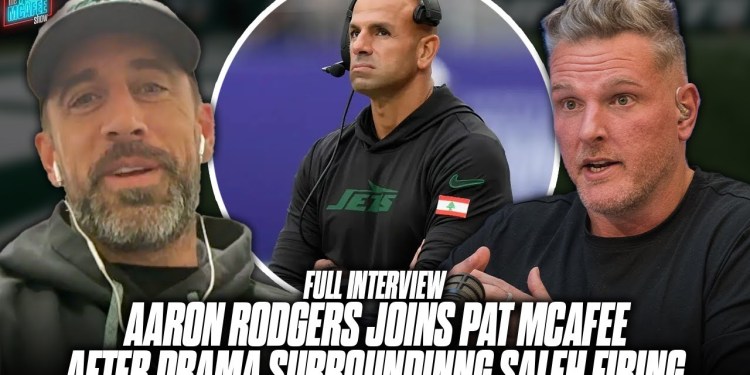 Aaron Rodgers Joins Pat McAfee After Massive Drama Around Robert Saleh Firing (Full Interview) Aaron Rodgers Joins Pat McAfee After Massive Drama Around Robert Saleh Firing (Full Interview)
