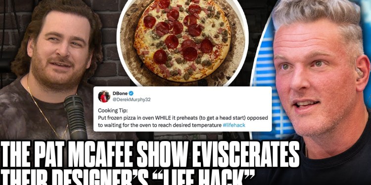 The Pat McAfee Show OBLITERATES Their Designer’s “Cooking Life Hack” The Pat McAfee Show OBLITERATES Their Designer’s “Cooking Life Hack”