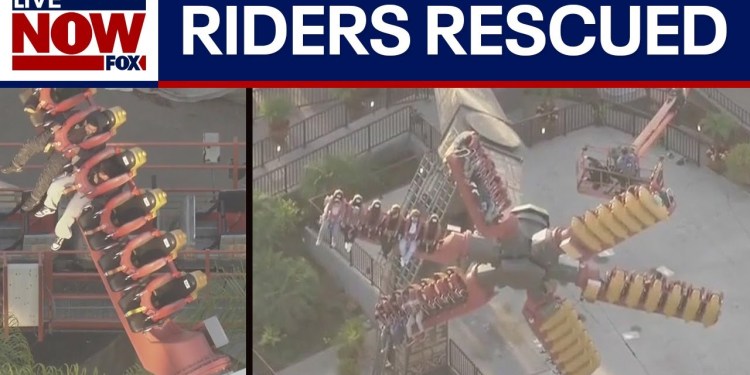 Riders rescued after being stuck on Knott’s Berry Farm roller coaster for 2 hours | LiveNOW from FOX Riders rescued after being stuck on Knott’s Berry Farm roller coaster for 2 hours | LiveNOW from FOX