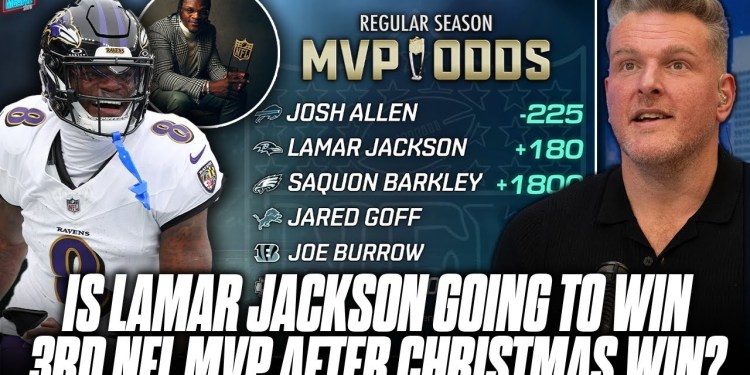 Should Lamar Jackson Win His 3rd MVP, Or Is There Someone More Deserving? | Pat McAfee Show Should Lamar Jackson Win His 3rd MVP, Or Is There Someone More Deserving? | Pat McAfee Show