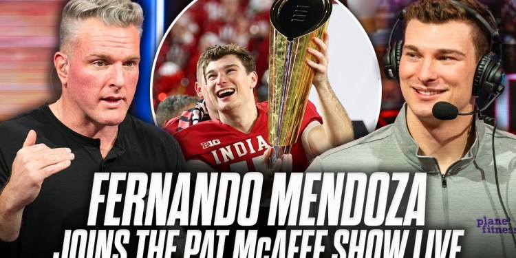 National Champion & #1 Overall Pick Fernando Mendoza Joins The Pat McAfee Show Live From Radio Row National Champion & #1 Overall Pick Fernando Mendoza Joins The Pat McAfee Show Live From Radio Row