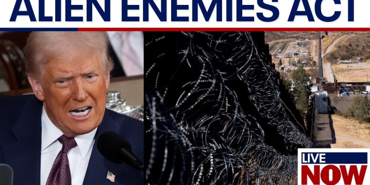 Trump to invoke ‘Alien Enemies Act’ of 1798 Trump to invoke ‘Alien Enemies Act’ of 1798