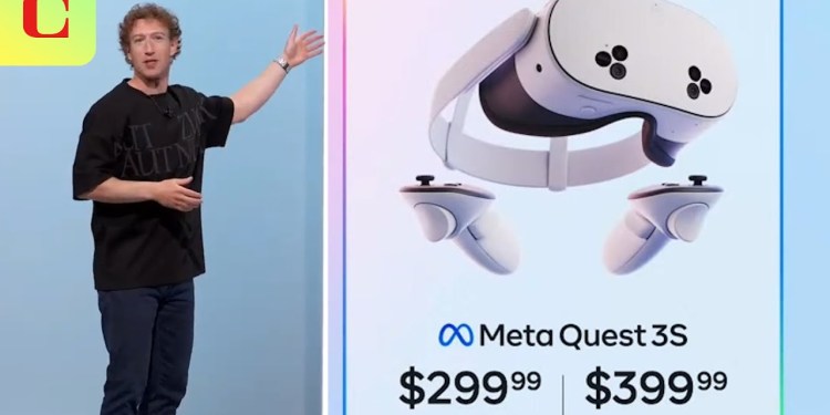Mark Zuckerberg Reveals the Meta Quest 3S VR Headset at Meta Connect 2024 Mark Zuckerberg Reveals the Meta Quest 3S VR Headset at Meta Connect 2024