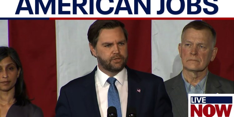 FULL REMARKS: Vance on new US manufacturing jobs FULL REMARKS: Vance on new US manufacturing jobs