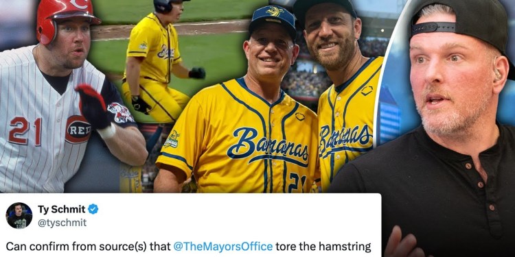 MLB Legend Sean Casey “Tore Hamstring Off The Bone” In Savannah Bananas Game | Pat McAfee Show MLB Legend Sean Casey “Tore Hamstring Off The Bone” In Savannah Bananas Game | Pat McAfee Show
