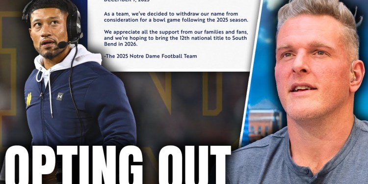 Notre Dame Kicked From Playoffs, Goes Scorched Earth On Their Way Out | Pat McAfee Show Notre Dame Kicked From Playoffs, Goes Scorched Earth On Their Way Out | Pat McAfee Show