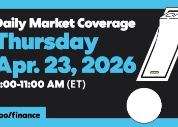 Dow, S&P 500, and Nasdaq slide as oil rises amid Hormuz standoff, Apr. 23, 2026 | Yahoo Finance Live Dow, S&P 500, and Nasdaq slide as oil rises amid Hormuz standoff, Apr. 23, 2026 | Yahoo Finance Live