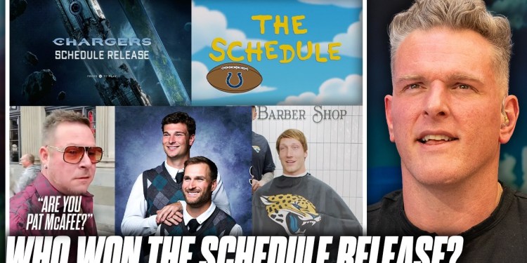 Pat McAfee Breaks Down The Best 2026 Schedule Release Videos Pat McAfee Breaks Down The Best 2026 Schedule Release Videos