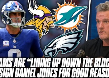 Teams Are “Lining Up Down The Block” To Sign Daniel Jones & For Good Reason… | Pat McAfee Show Teams Are “Lining Up Down The Block” To Sign Daniel Jones & For Good Reason… | Pat McAfee Show