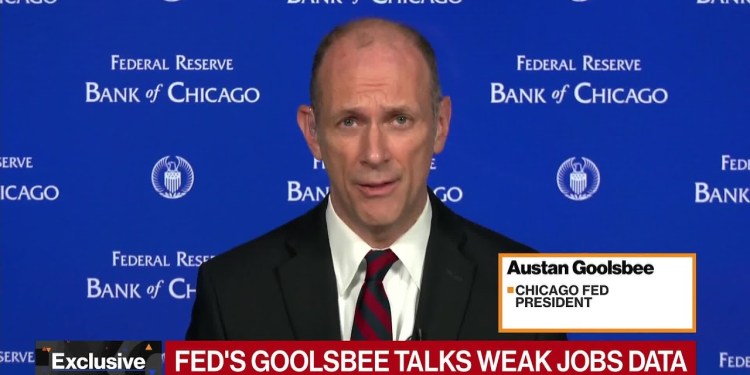 Fed’s Goolsbee on Data, US Economy Growing, But Slowing Fed’s Goolsbee on Data, US Economy Growing, But Slowing