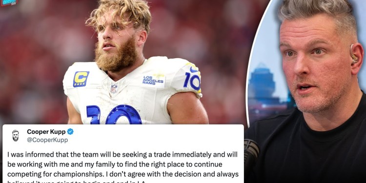 Cooper Kupp Announces Rams Are Trading Him This Offseason… | Pat McAfee Show Cooper Kupp Announces Rams Are Trading Him This Offseason… | Pat McAfee Show