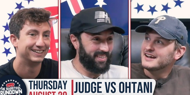 Aaron Judge vs. Shohei Ohtani – Barstool Rundown – August 29, 2024 Aaron Judge vs. Shohei Ohtani – Barstool Rundown – August 29, 2024