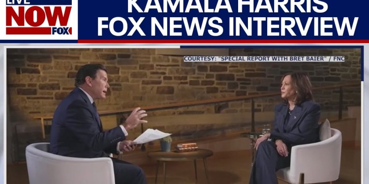 VP Kamala Harris sits down with Bret Baier for first FOX News interview | LiveNOW from FOX VP Kamala Harris sits down with Bret Baier for first FOX News interview | LiveNOW from FOX