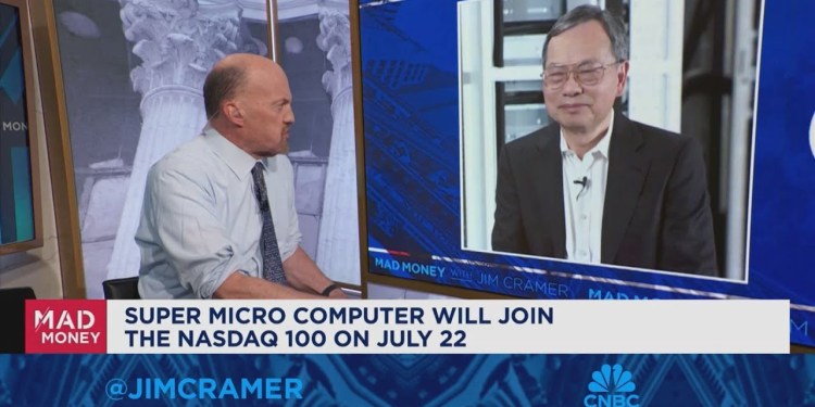 Super Micro CEO Charles Liang: We are excited to be a part of the Nasdaq 100 Super Micro CEO Charles Liang: We are excited to be a part of the Nasdaq 100