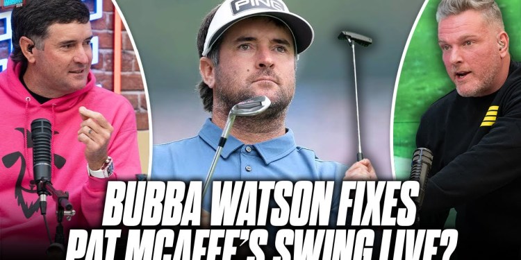 Bubba Watson Roasts Pat McAfee’s Golf Swing, Opens Up About Anxiety & Mental Health Issues Bubba Watson Roasts Pat McAfee’s Golf Swing, Opens Up About Anxiety & Mental Health Issues
