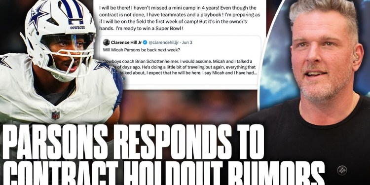 Micah Parsons Responds To Rumored Holdout Due To Contract Situation… | Pat McAfee Show Micah Parsons Responds To Rumored Holdout Due To Contract Situation… | Pat McAfee Show