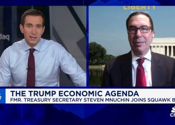 Former Treasury Secretary Mnuchin: Tariffs need to be used to get counterparties back to the table Former Treasury Secretary Mnuchin: Tariffs need to be used to get counterparties back to the table