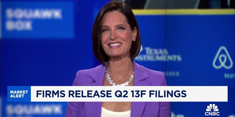 Whale watching in the markets: Firms release Q2 13F filings Whale watching in the markets: Firms release Q2 13F filings