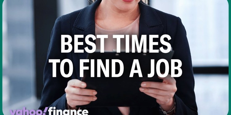 Is there a perfect time to apply for jobs? Is there a perfect time to apply for jobs?