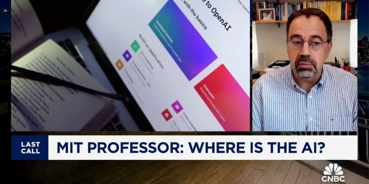 MIT Professor: AI productivity growth estimates ‘quite exaggerated’ MIT Professor: AI productivity growth estimates ‘quite exaggerated’