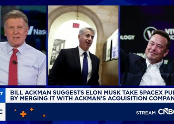 Bill Ackman suggests Elon Musk take SpaceX public by merging it with Ackman’s acquisition company Bill Ackman suggests Elon Musk take SpaceX public by merging it with Ackman’s acquisition company