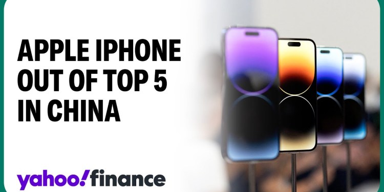 Apple’s iPhone drops out of top five smartphone manufacturers in China Apple’s iPhone drops out of top five smartphone manufacturers in China