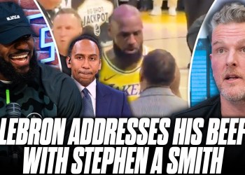 LeBron Addresses Confronting Stephen A Smith At Lakers Game | Pat McAfee LeBron Addresses Confronting Stephen A Smith At Lakers Game | Pat McAfee