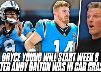 Bryce Young Returns As Panthers Starts After Dalton Was Involved In Car Crash | Pat McAfee Show Bryce Young Returns As Panthers Starts After Dalton Was Involved In Car Crash | Pat McAfee Show