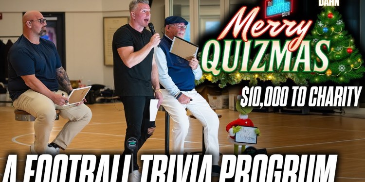 Pat McAfee’s Merry Quizmas: A Football Trivia Progrum Pat McAfee’s Merry Quizmas: A Football Trivia Progrum