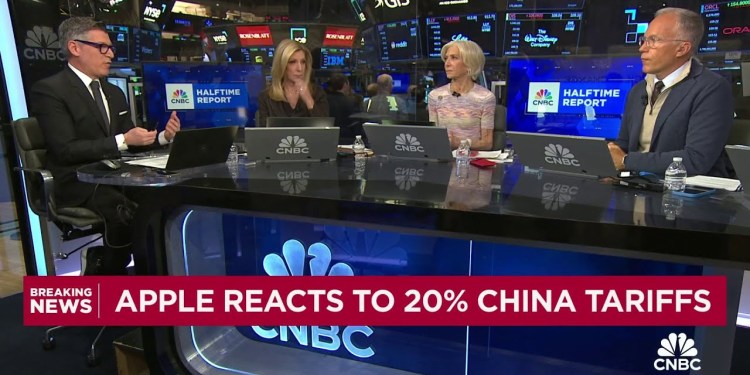 Apple reacts to 20% China tariffs Apple reacts to 20% China tariffs