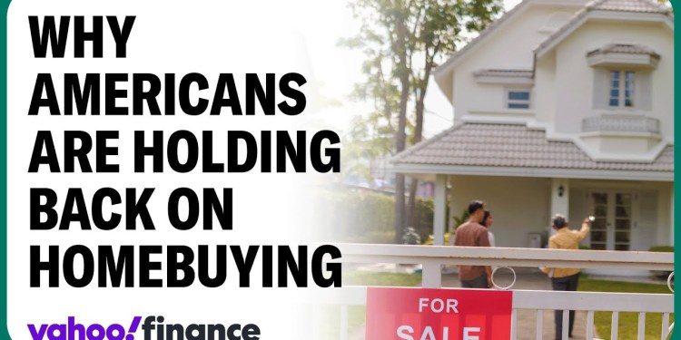 Why Americans are cautious about buying a home Why Americans are cautious about buying a home