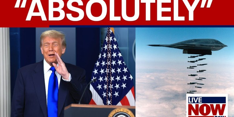 Trump considers bombing Iran again “without a question, absolutely” Trump considers bombing Iran again “without a question, absolutely”