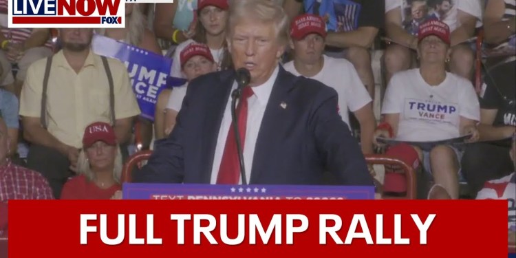 WATCH IN FULL: Trump attends first PA rally since attempted assassination | LiveNOW from FOX WATCH IN FULL: Trump attends first PA rally since attempted assassination | LiveNOW from FOX