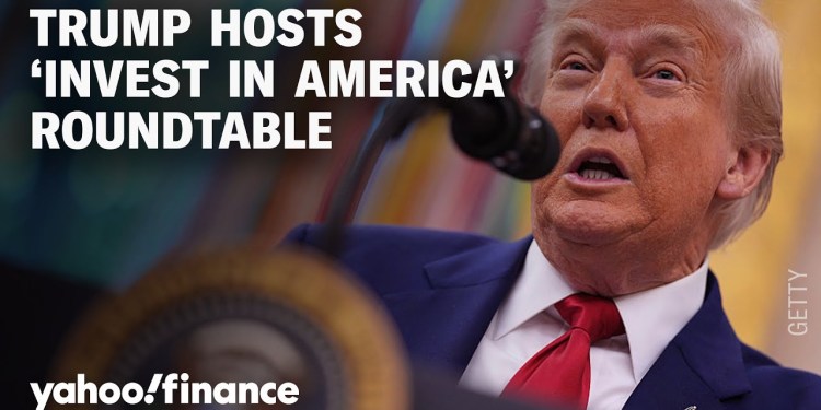 President Trump hosts ‘Invest in America’ roundtable President Trump hosts ‘Invest in America’ roundtable