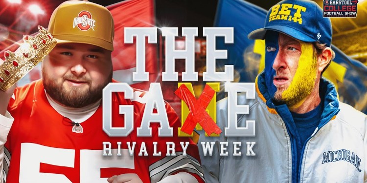 RIVALRY WEEK GETS HEATED AHEAD OF OHIO STATE @ MICHIGAN | Barstool College Football Show Week 14 RIVALRY WEEK GETS HEATED AHEAD OF OHIO STATE @ MICHIGAN | Barstool College Football Show Week 14