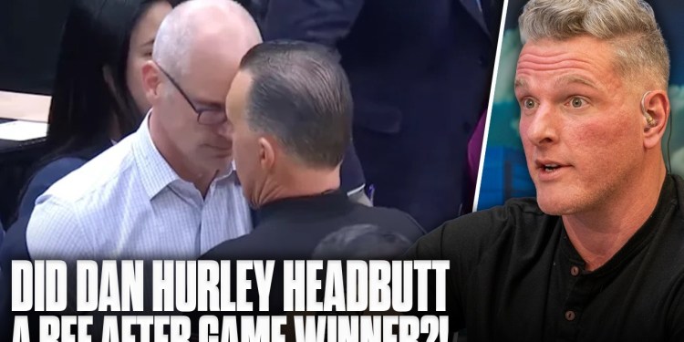 Dan Hurley Goes Forehead to Forehead With Ref After Miraculous Game Winner?! | Pat McAfee Show Dan Hurley Goes Forehead to Forehead With Ref After Miraculous Game Winner?! | Pat McAfee Show
