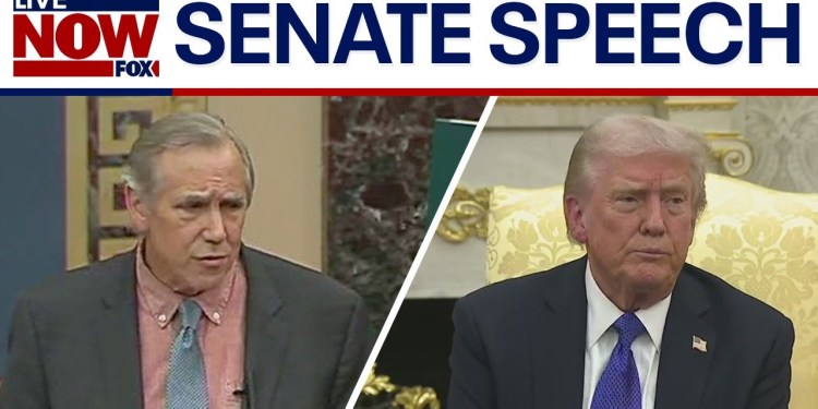 Sen. Merkley gives marathon speech in protest of Trump Sen. Merkley gives marathon speech in protest of Trump