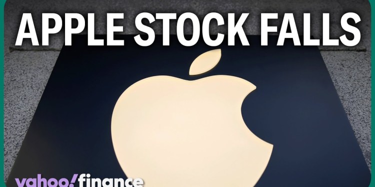 Apple stock falls on iPhone 16 demand Apple stock falls on iPhone 16 demand